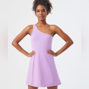NWOT Outdoor Voices One Shoulder Dress Lavender size S